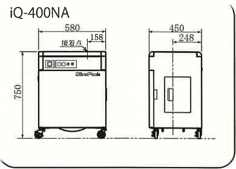 SALE／55%OFF】 PAINT AND TOOLストラパック 半自動梱包機 全面カバーコンパクト型 IQ400NA