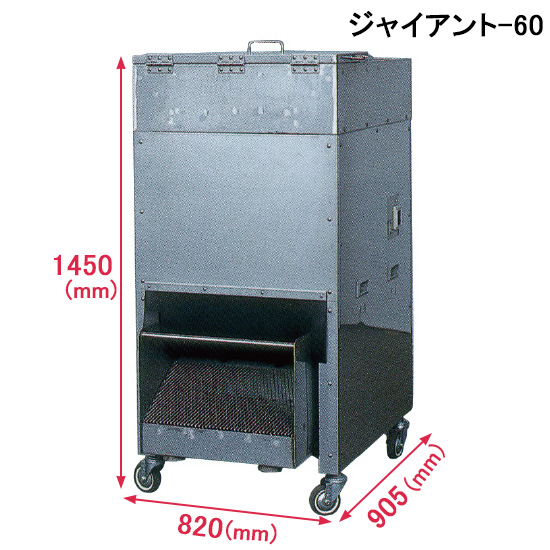 【新富士理工】 かばちゃん　中身入り容器圧縮機　ジャイアント-60スライド画像